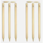 Wooden Cricket Stump & Bail Set